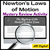 Newtons Laws of Motion Mystery Activity and Game