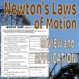 Newtons Laws of Motion Review Sheet and Real World Example