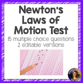 Newton's Laws of Motion Test