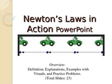 Newton's Laws of Motion in Action PowerPoint