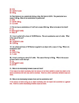 35 Newtons Laws Of Motion Review Worksheet Answers - Worksheet Database
