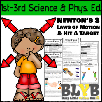 Preview of Newton's Three Laws of Motion: A Cross-Curricular Lesson for P.E. and Science