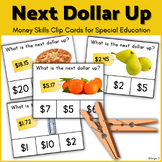 Next Dollar Up Clip Cards Life Skills Money Special Educat