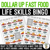 Next Dollar Up (Fast Food) BINGO Game