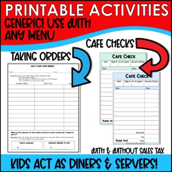 next dollar up worksheets and word problems menu math cafe
