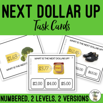 Preview of Next Dollar Up Task Cards