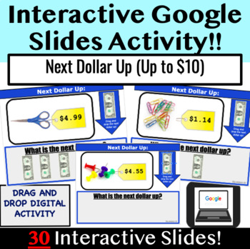 Preview of Next Dollar Up for Google Slides Money Digital Activity 