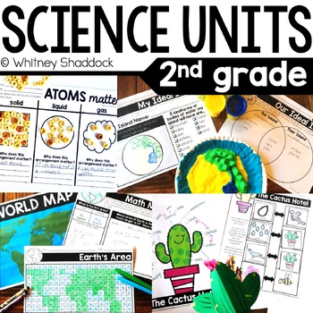 Preview of 2nd Grade Science Curriculum and Activities - 3 Next Gen Science Standards Units