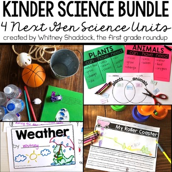 Preview of Kindergarten Science Lessons & Units Aligned with Next Gen Science Standards