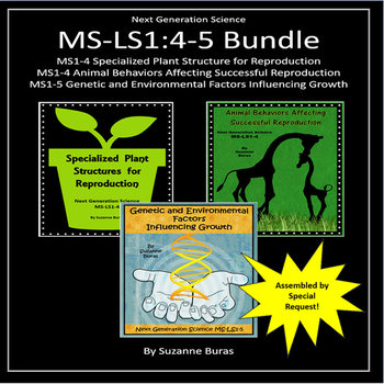 Preview of Next Generation Science MS-LS1:4-5 Bundle