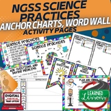 Next Generation Science Practices Posters Word Wall Activi