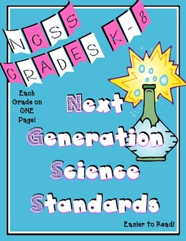 Preview of Next Generation Science Standards BUNDLE for Grades K-8