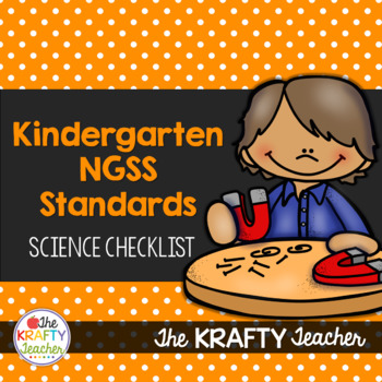 Preview of NGSS Checklist for Kindergarten Science Standards