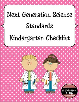 Preview of Next Generation Science Standards (NGSS) Checklist - Kindergarten