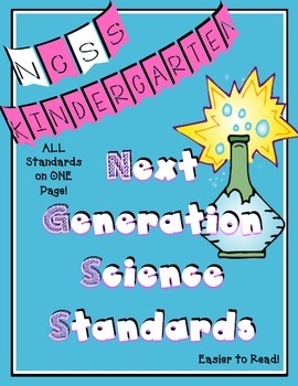 Preview of Next Generation Science Standards for Kindergarten