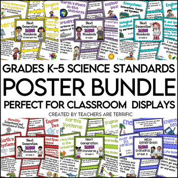 Preview of Standards Posters MEGA Bundle: for Use with Next Generation Science Standards