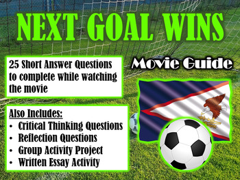 Preview of Next Goal Wins Movie Guide (2023) - Movie Questions with Extra Activities