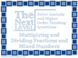 Next Level: Multiply & Divide Fractions: Error Analysis & 