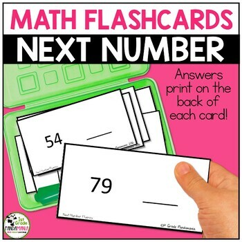 Preview of Next Number Fluency Number Sense Flash Cards