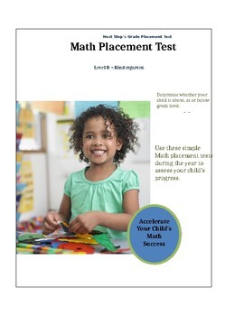 Next Step Math Placement Test - Level B - Kindergarten by Next Step ...