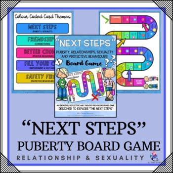 Preview of Next Steps Board Game - Puberty &  Beyond, Relationships & Protective Behaviours