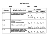 Next Steps Student Goals RI Assessment Data Tracker Worksh