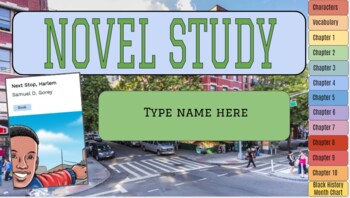Preview of Next Stop, Harlem Novel Study