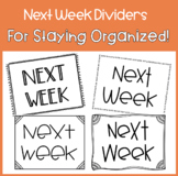 Next Week Dividers