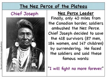 Preview of Nez Perce and Chief Joseph