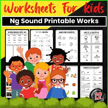 Preview of Ng Sound Printable Worksheets