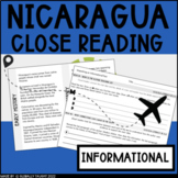 Nicaragua Close Reading Comprehension Passage and Question