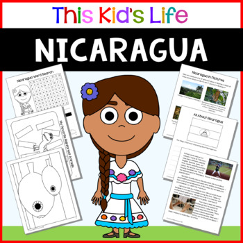 Preview of Nicaragua Country Study: Reading & Writing + Google Slides/PPT Distance Learning