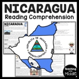 Nicaragua Reading Comprehension Worksheet Central America 