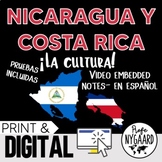 Nicaragua y Costa Rica Culture- video embedded notes (en español)