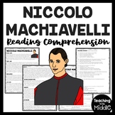 Niccolo Machiavelli Renaissance Reading Comprehension Info