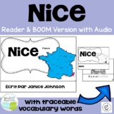 Nice France French Reader & Activities Print & Boom Cards 