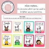 Nice Notes Freebie. Positive notes for Lunch boxes