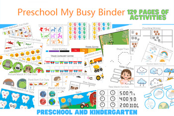 Nice Preschool & Kindergarten fun activities My Busy Binder | Math to ...