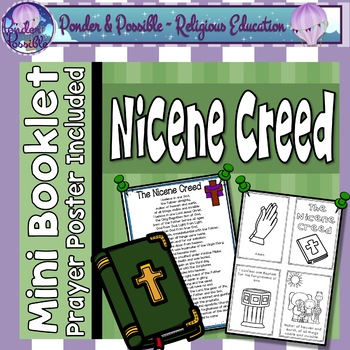 Preview of Nicene Creed Prayer: Mini Book