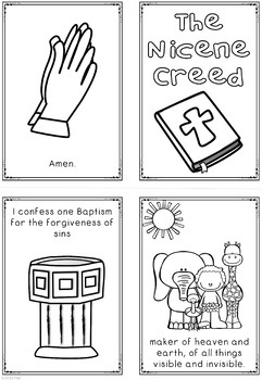 Nicene Creed Prayer: Mini Book by Ponder and Possible | TPT