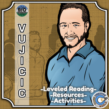 Preview of Nick Vujicic Biography - Reading, Digital INB, Slides & Activities