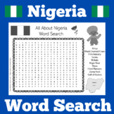 Nigeria | Symbols of Nigeria | Word Search | Worksheet | Activity