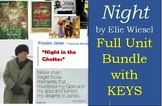 Night BUNDLE: Full UNIT, poetry, articles, study guide, PP