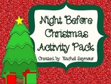 Night Before Christmas Activity Pack