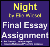 Night, By Elie Wiesel | Assessment | Essay | Pre-Writing O