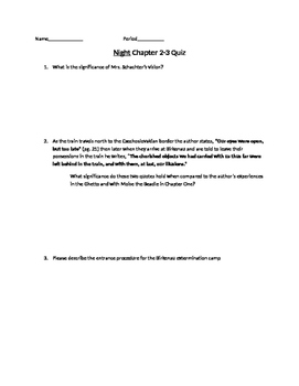 night book summary chapter 2