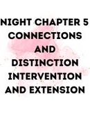 Night Chapter 5 Connection and Distinction Activity