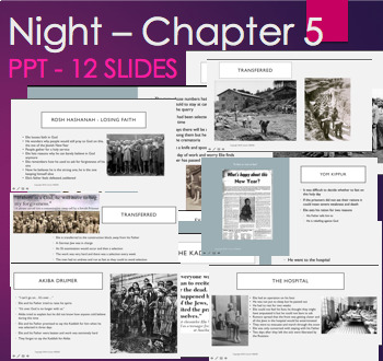 Preview of Night - Chapter 5 PPT Summary