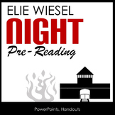 Night Elie Wiesel Novel Study Unit Pre-Reading Lesson