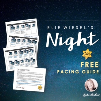 Preview of Night Unit Pacing Guide  - Elie Wiesel - FREE